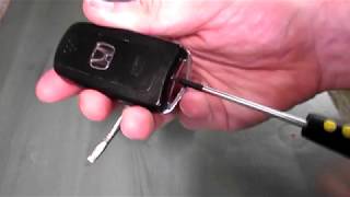 How To Replace Honda Remote Key fob Battery  2020 [upl. by Eibo23]