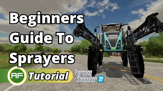 Fertilizer amp Herbicide Sprayer Guide  How To Spray Weeds amp Fertilize Crop  Farming Simulator 22 [upl. by Assilev]