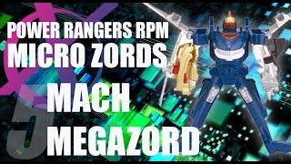 Power Rangers RPM Micro Zords reviews pt 5 Mach Megazord [upl. by Akimik280]