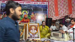 Dayakesagar swami dayanand saraswati lji yati Live in Bhagwat Day1 Bhajan by Singer from Noida [upl. by Anneehs]