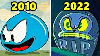 Cuphead  Evolution of Goopy Le Grande Boss 20102022 [upl. by Allebasi]