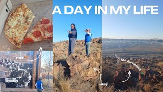 A DAY IN MY LIFE Pizzahikingice cream etc [upl. by Anitsua]