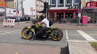 Hamburg Harley Days 2024 Best of in 4K60fps harleydavidson harley custom [upl. by Hnahc]