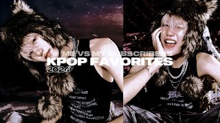 me vs my subscribers kpop favorites [upl. by Atsirak146]