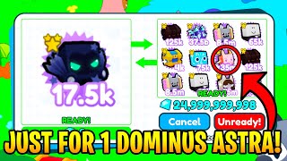 What People Trade for a DOMINUS ASTRA in Pet Simulator X [upl. by Hedda]