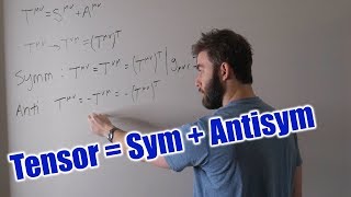 Tensors as a Sum of Symmetric and Antisymmetric Tensors [upl. by Ilatan117]