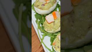 🥑 HUEVOS RELLENOS DE AGUACATE Y SURIMI [upl. by Anselm]