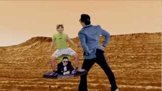 PSY  GANGNAM STYLE and Elevator Guy on Mars [upl. by Drahcir544]