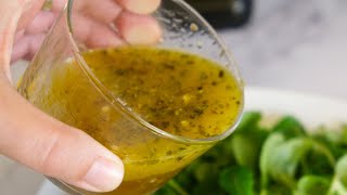 How to Make Mediterranean Salad Dressing Easy 1Minute Recipe [upl. by Nicolle]