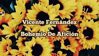 Vicente Fernández  Bohemio De Afición  Letra [upl. by Hsiekal]