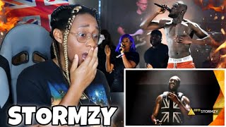 AMERICAN REACTS TO STORMZY BLINDED BY YOUR GRACE PT 2 LIVE AT GLASTONBURY emotional Favour [upl. by Halette]