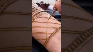 Simple Checks Mehandi Design shorts ytshorts mehndi [upl. by Nyer]