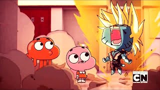 The Amazing World Of Dragon Ball Z  Gumball Goes Super Saiyan [upl. by Suzann843]