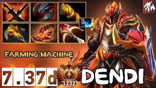 Fire Dragon Dragon Knight Carry  Farming Machine  Dendi  737d  Immortal Dota [upl. by Neroc]