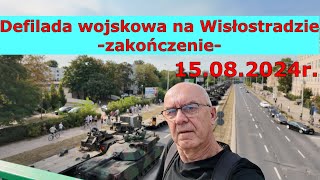 Czołgi Abrahms na defiladzie wojskowej na warszawskiej Wisłostradzie  15082024r [upl. by Egag]