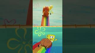 the quothes flyingquot song IRL 🌈  SpongeBob shorts [upl. by Ulyram983]