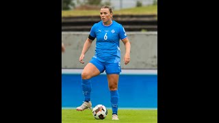 Ingibjörg Sigurdardóttir first goal for Iceland 1272024 [upl. by Simsar]