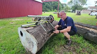 Granberg chainsaw mill and winch test [upl. by Jannelle28]