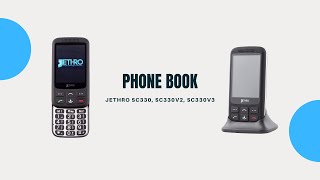 Jethro SC435  Phone book [upl. by Callan98]