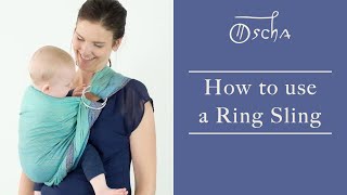 How to use a Ring Sling  Threading  What to do with the Long Tail  Taking Baby Out [upl. by Kwon]