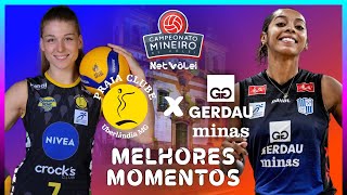 PRAIA vs MINAS  Melhores Momentos  FINAL Mineiro Feminino 2024 [upl. by Aivalf]