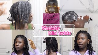 Haircare AVC shampoo for detox MINI twists w extensions ft EXYHAIR [upl. by Drawde956]