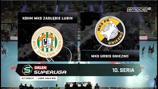 10 seria KGHM MKS ZagĹ‚eĚ¨bie Lubin  MKS Urbis Gniezno SKROĚT [upl. by Vola503]