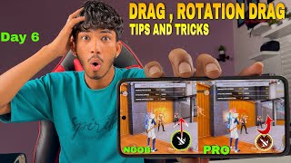 Drag and rotation drag headshot tips and tricks settings  sensitivity noob to pro series day 6 [upl. by Landy]