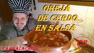 OREJA DE CERDO EN SALSA [upl. by Cerelia]