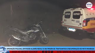 Operação Policial em Pouso Alegre resulta na prisão de traficantes e recuperação de moto roubada [upl. by Mcclenon]