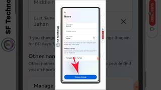 kivabe facebook name change korbo  fb name change facebook fb shorts youtube [upl. by Odnanreh]