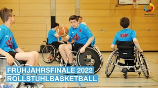 2022  Frühjahrsfinale  Rollstuhlbasketball [upl. by Aihsinyt]