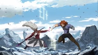 Fairy Tail Gildarts VS August Full Fight  Gildarts Clive VS August Dragneel Complete Fight [upl. by Tegan]