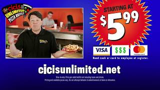 CICIS Unlimited Pizza Buffet – It’s Unbeatable Unbelievable UNLIMITED 15 [upl. by Lora]