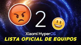 Xiaomi HyperOS 20 ¿Qué equipos se actualizarán Xiaomi y POCO [upl. by Lebatsirhc]