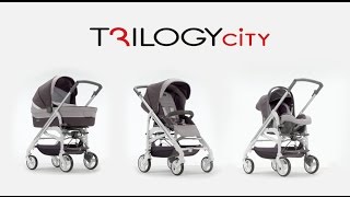 Sistema Trio Trilogy City Inglesina 2016  Video Tutorial [upl. by Rech]