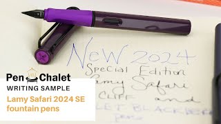 Revealing the 2024 Special Edition Lamy Safari A Writing Sample [upl. by Esinart22]