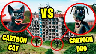 DRONE CATCHES CARTOON DOG attacking CARTOON CAT  CARTOON DOG exists [upl. by Ttelrats587]