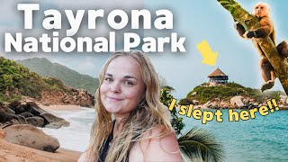 Staying 2 nights at Tayrona National Park 🐒🌴 Colombia travel vlog [upl. by Faustena]