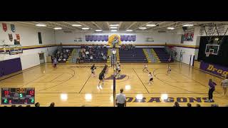 Deshler High School vs LawrenceNelson High School Womens Varsity Volleyball [upl. by Ardnuat]