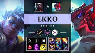 Ekko Mid vs Yone Godlike  KR Master Patch 1420 [upl. by Llert255]