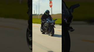 Ninja H2 Carbon Black ♥️  See The Legend Kawasaki Ninja H2 ♥️ youtubeshorts dream h2ninja bike [upl. by Atsyrhc]