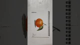 Orenge drawing art drawing painting shortsvideo easy [upl. by Edahs]