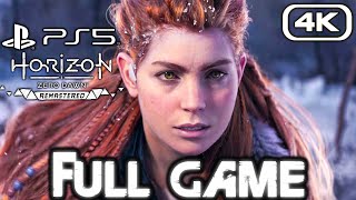 HORIZON ZERO DAWN REMASTERED Gameplay Walkthrough FULL GAME 4K 60FPS No Commentary [upl. by Mcdermott]