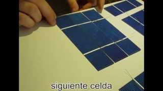 Como hacer un Panel Solar Fotovoltaico 1ra parte [upl. by Sillyhp]