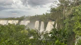 Iguazu waterfalls beautiful nature park on the border of Brazil and Argentina [upl. by Ki]