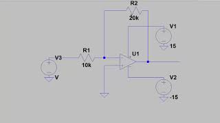 LTspice 강좌 4  OPAMP 반전비반전 증폭기 [upl. by Colston216]
