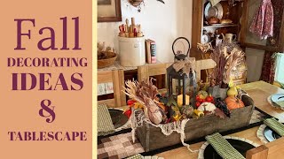 Inviting Fall decorating ideas🍂tablescape🍂dining room tour [upl. by Romanas]