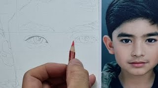 LIVE Drawing Realistic Portrait Drawing Tutorial PART 1 [upl. by Aruat464]