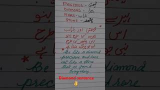 Precious meaningplease watch and learn ✍️ english urdu shorts [upl. by Duggan267]